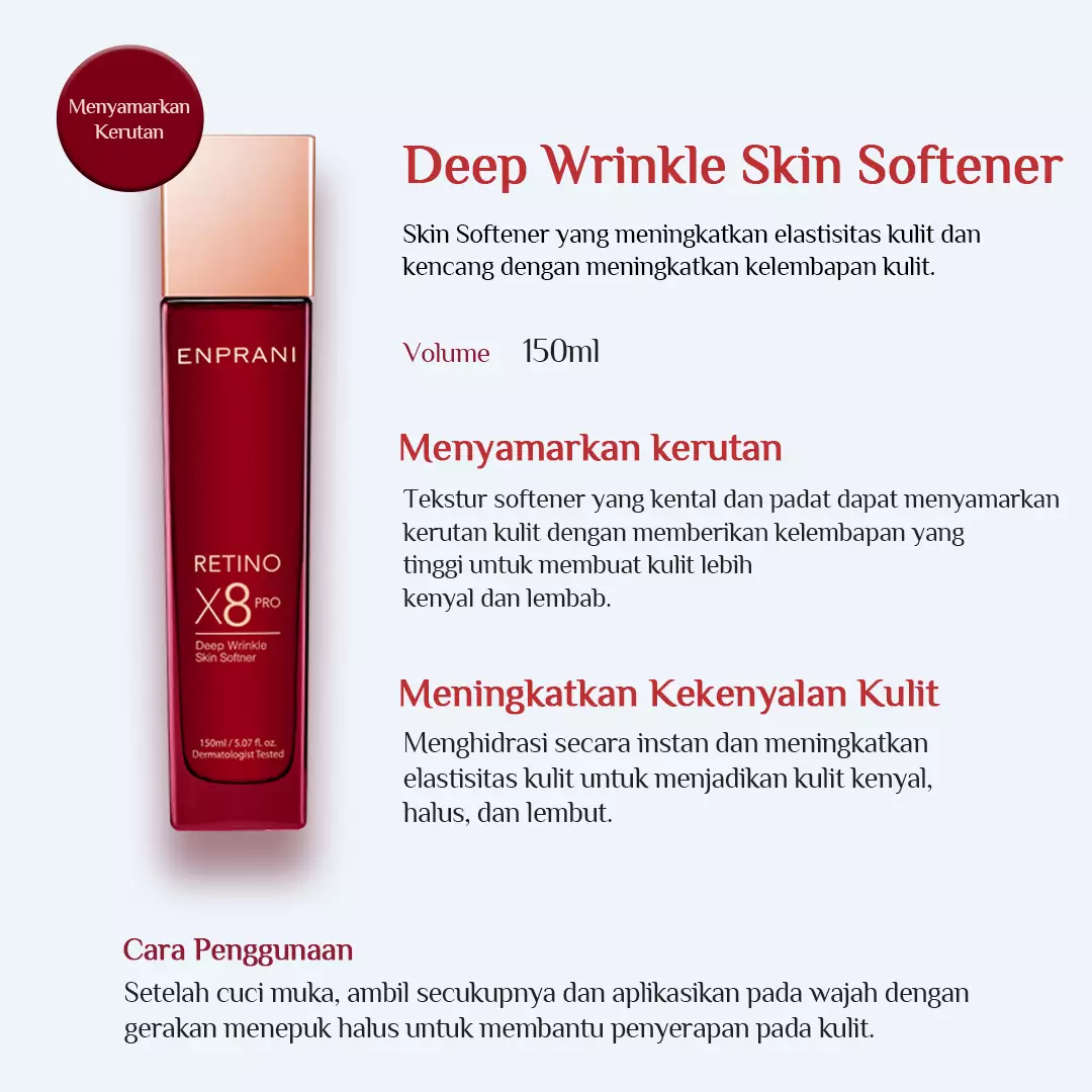 Holika Holika Enprani Retino X8 Pro Skin Care Special Set - Paket Perawatan Anti Aging