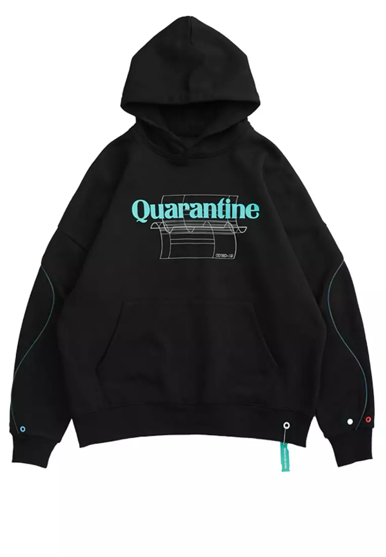 Buy Twenty Eight Shoes Loose Fitting Plush Printed Hoodies 1313W20