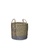 HOUZE grey ecoHOUZE Seagrass Storage Basket With Handles - Grey (Medium) 39A6CHL5C14827GS_1