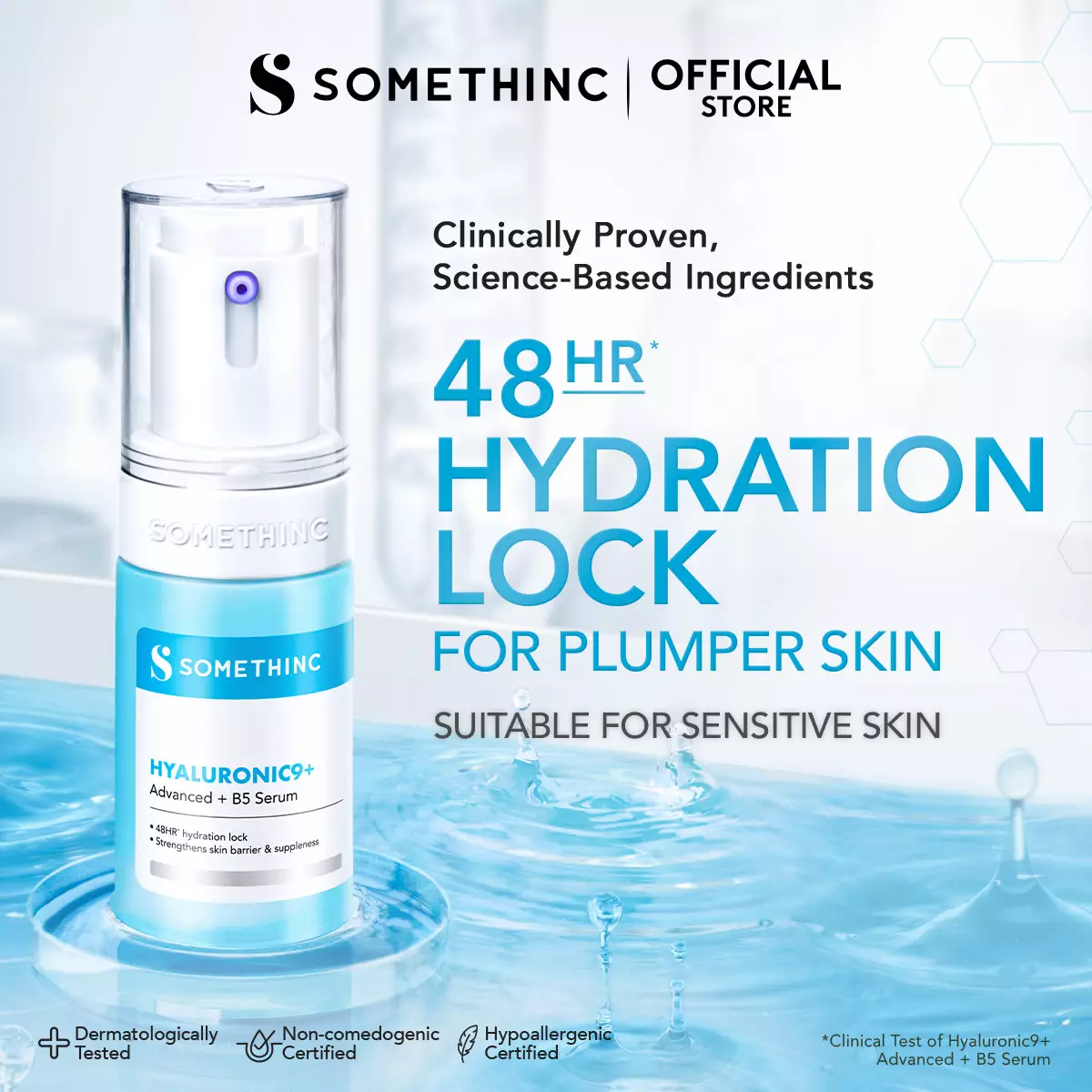 SOMETHINC HYALuronic 9+ Advanced + B5 - Serum Menghidrasi Kulit Kering