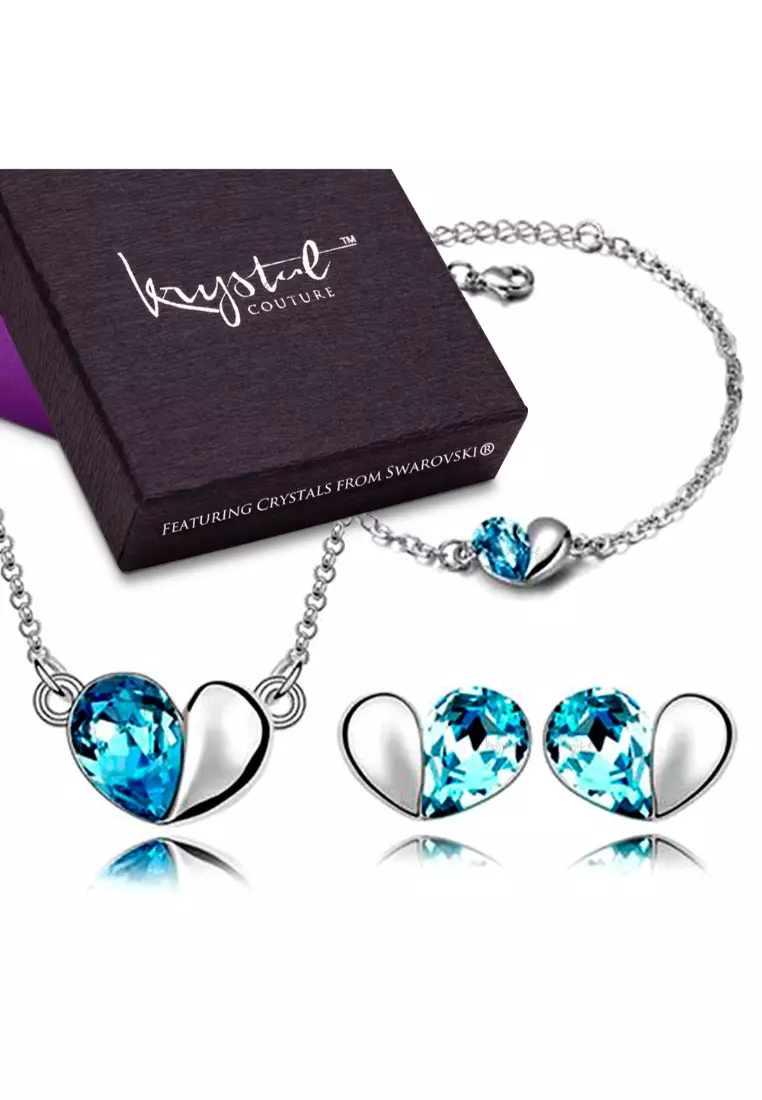 Swarovski 2 heart necklace online