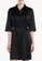 La Perla black La Perla women's nightdress silk short sleeved Nightgown 4BA09AA173FA6FGS_2