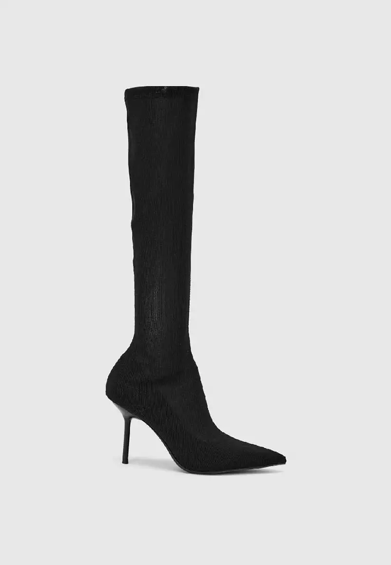 Discount on Urban Revivo  shoes - SKU: Pointed Toe Knee Boots