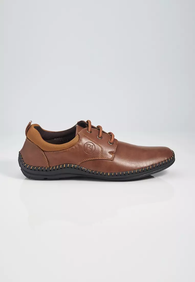Discount on Polo Hill  shoes - SKU: Polo Hill Men Lace Up Leather Casual Sneakers