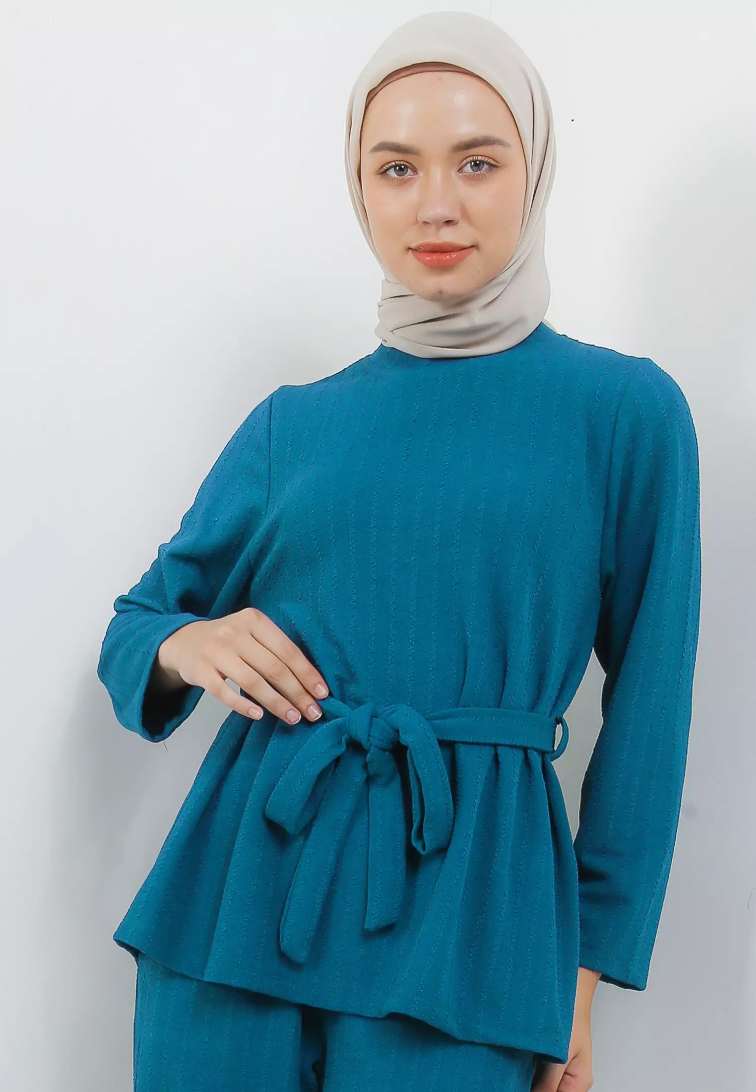 MFMW Tujedeka Atasan Blouse Biru Tosca