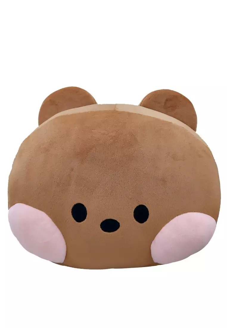 LINE FRIENDS LINE FRIENDS Plush Cushion Brown 2024 Buy LINE