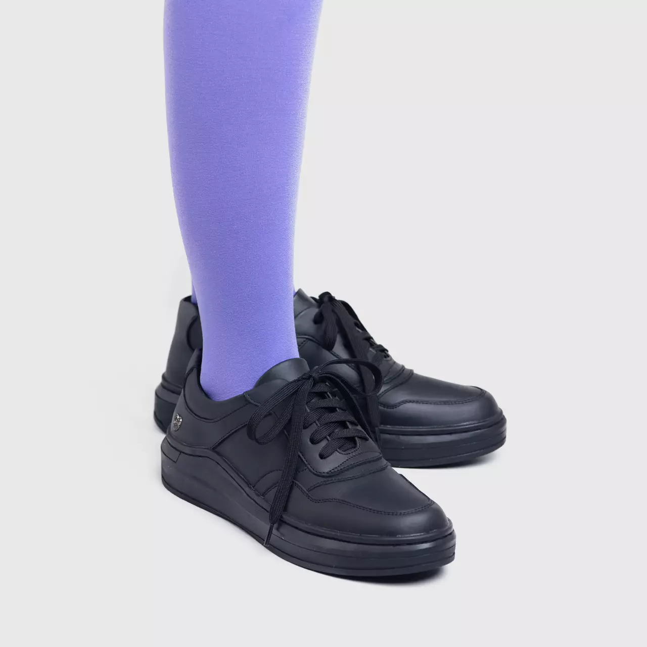 Saldana Sneakers Genuine Leather Black