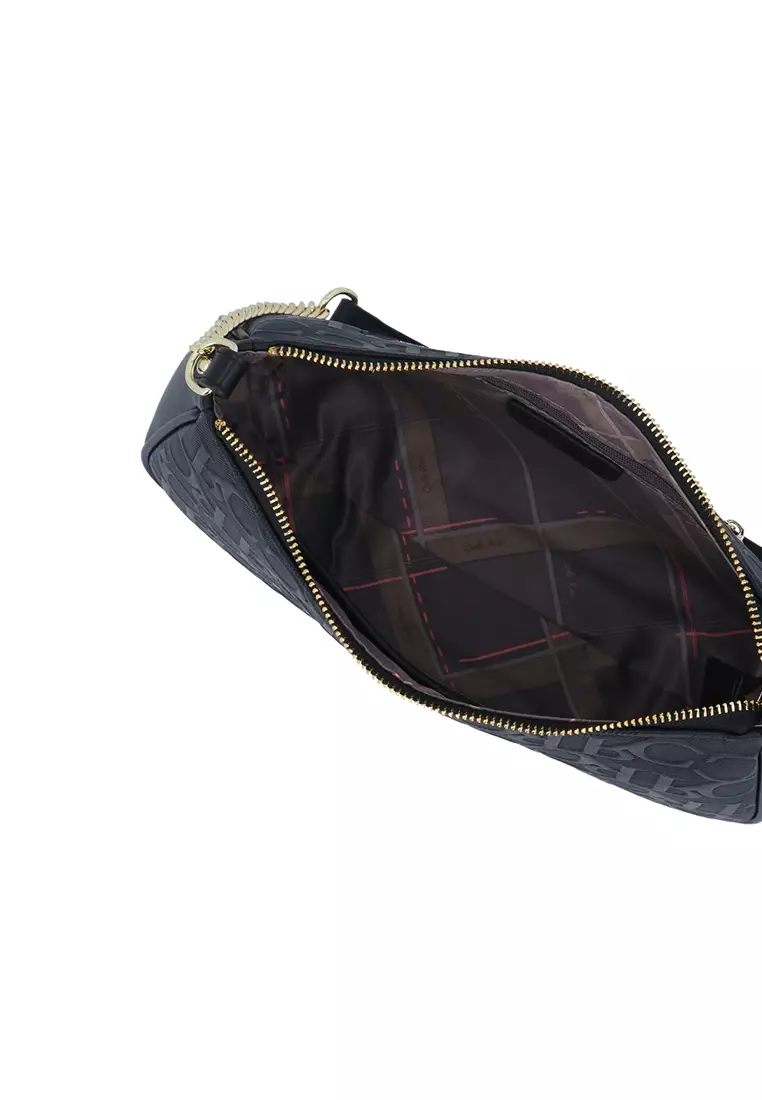 CR Cassie 2-Way Shoulder Bag - Black