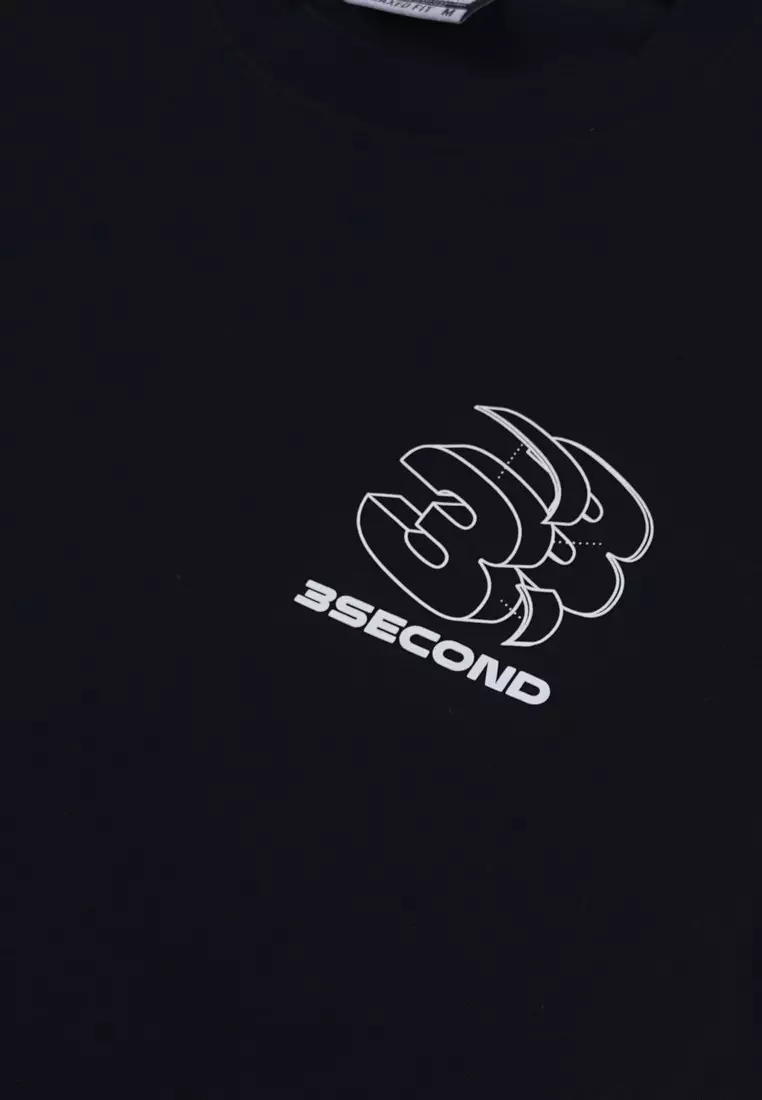 3Second Men's T-Shirt Relaxed Fit Bouyant C090824