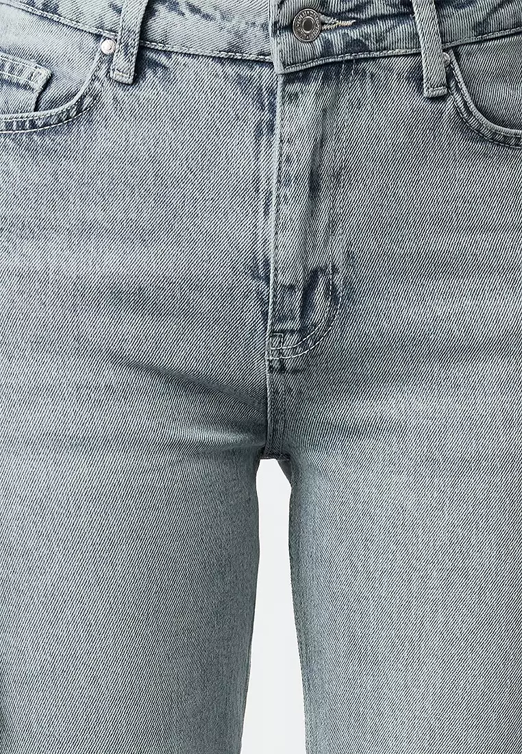 High Waist Slim Mom Jeans