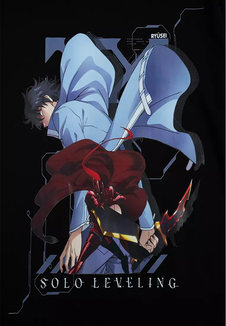 Ryusei x Solo Leveling | Tshirt Igris Black