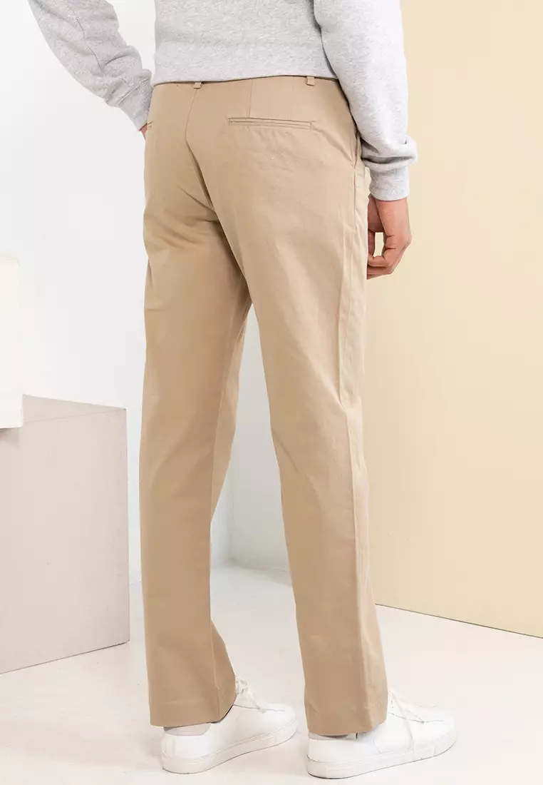 Premium Sateen Straight Chinos