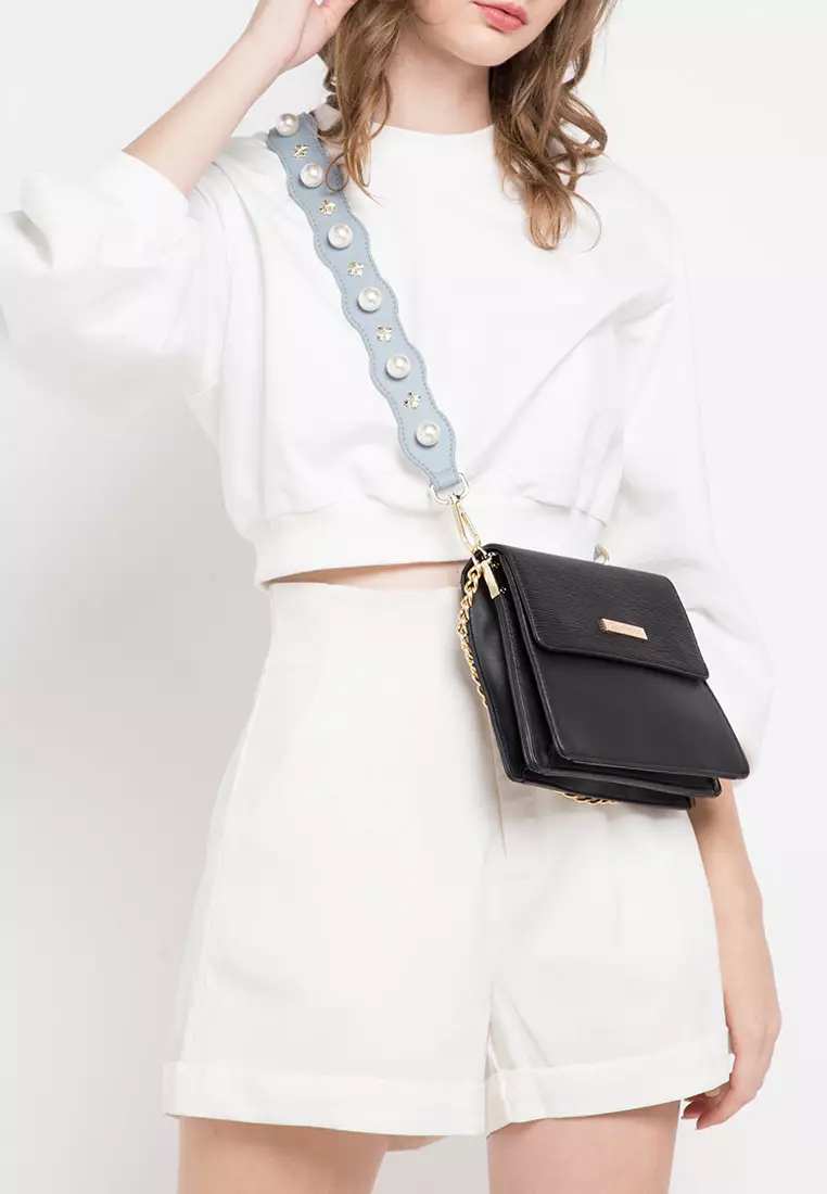 GYKACO Tali Tas Wanita (Premium) - GEMMA Baby Blue  - Fashion Strap Bag (Import)