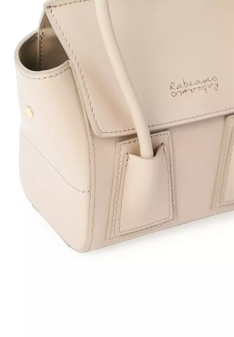 UNNI Mini Top Handle Bag - Cream Beige