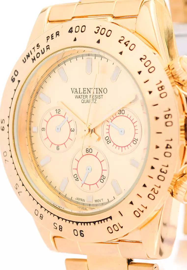 Analog Watch 20121651-Gold Dial