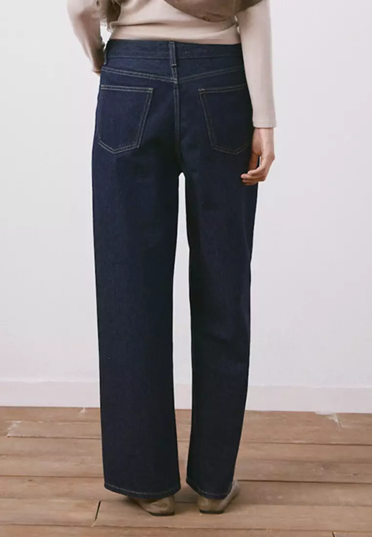 Straight Low-Waist Jeans