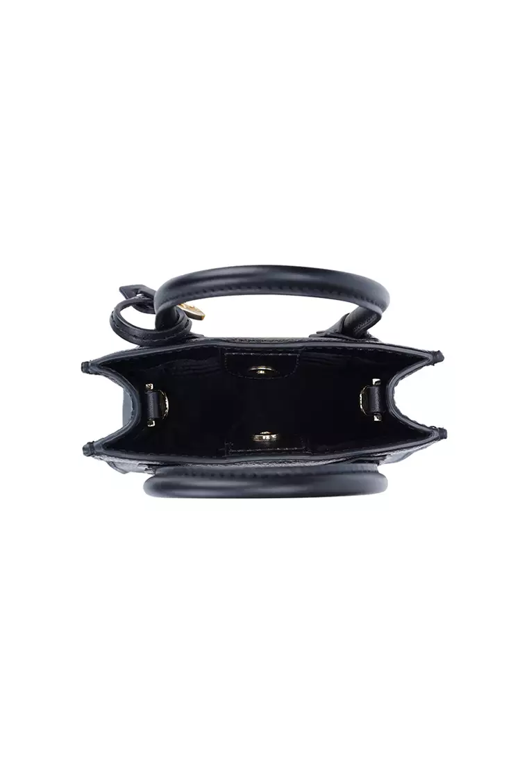 Mercer Extra-Small Pebbled Leather Crossbody Bag In Black 35S1GM9T0L