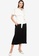 ck Calvin Klein black Broomstick Pleated Polyester Pants A4D08AA2AA576EGS_4