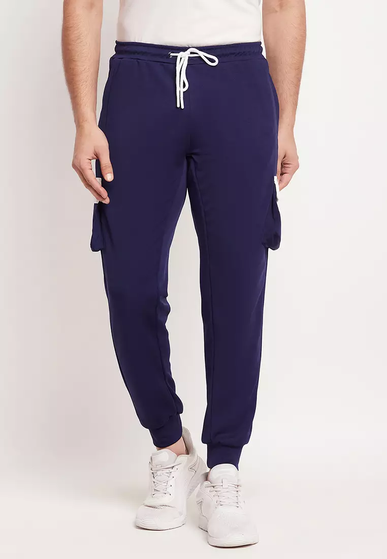 Celana Olahraga Aktif/Lari Jogger Biru