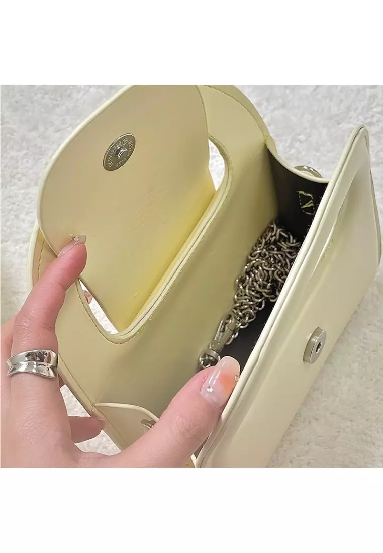 Tiny Alessha Yellow Mini Sling Crossbody Bag