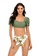 LYCKA green LKL7059b-European Style Lady Two-Piece Swimsuit-Green 1C936USBA42403GS_4