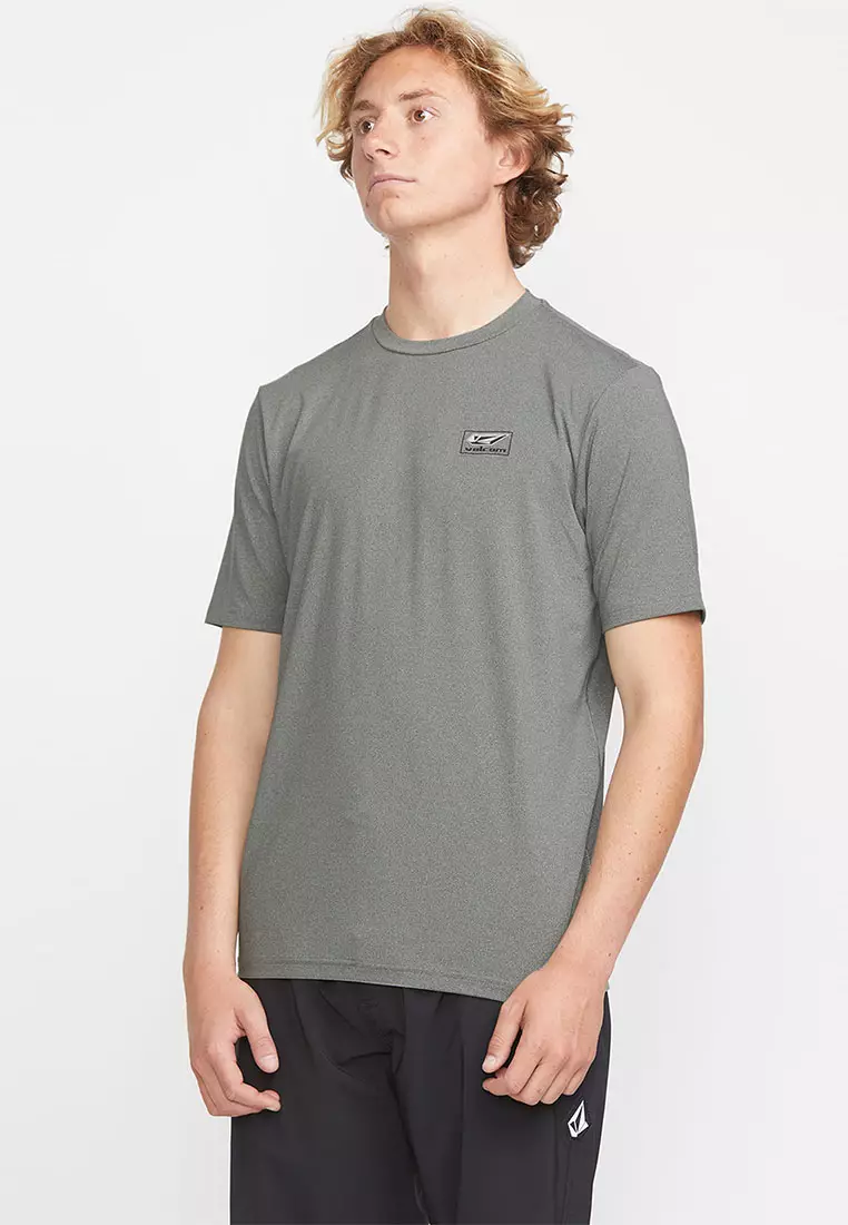 MTG MODSTONE LOOSE SHORT SLEEVE RASHGUARD HEATHER GREY