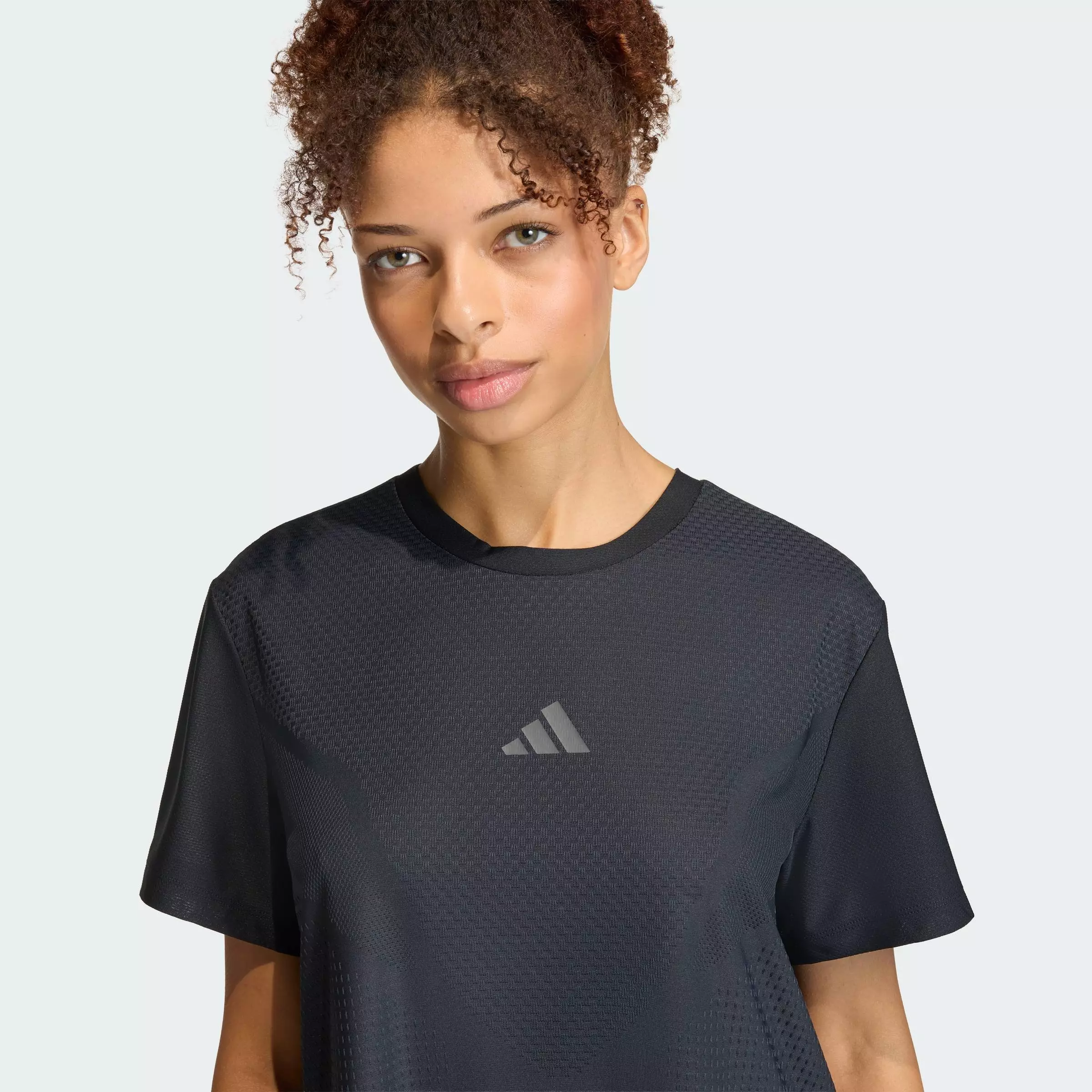 Gym & Training & Tennis & Padel Tennis 3D Cooling Intensity T-Shirt Women Black JZ5633