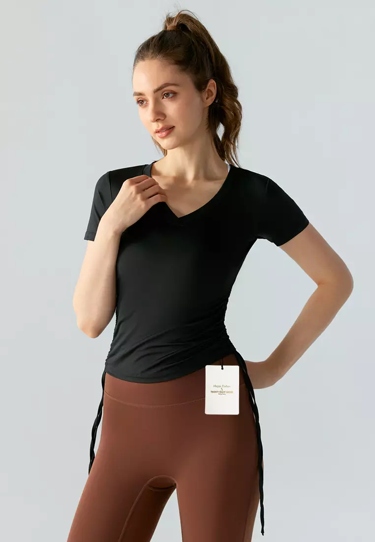 Buy HAPPY FRIDAYS Women's Yoga Short Sleeve Tees DSG-DST802 2025