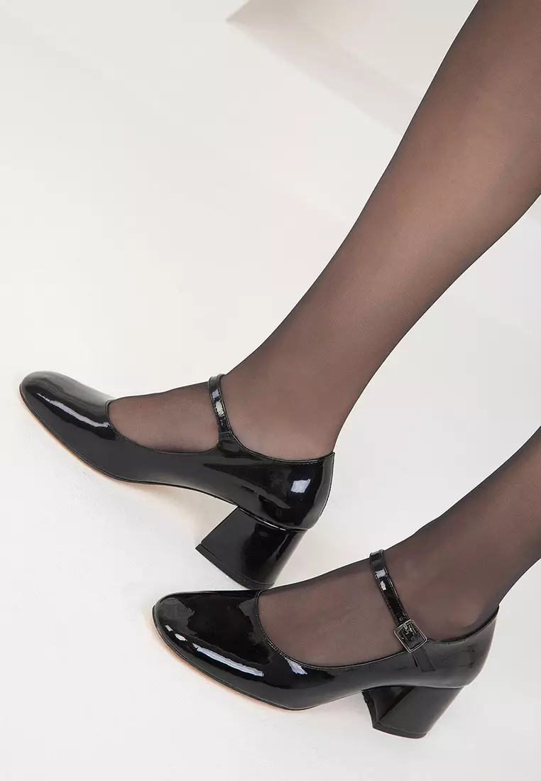 Ankle Strap Block Heels