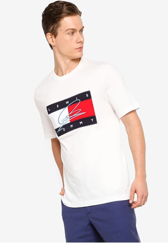 Buy Tommy Hilfiger Lewis Hamilton Rwb Signature Logo Tee Zalora Hk