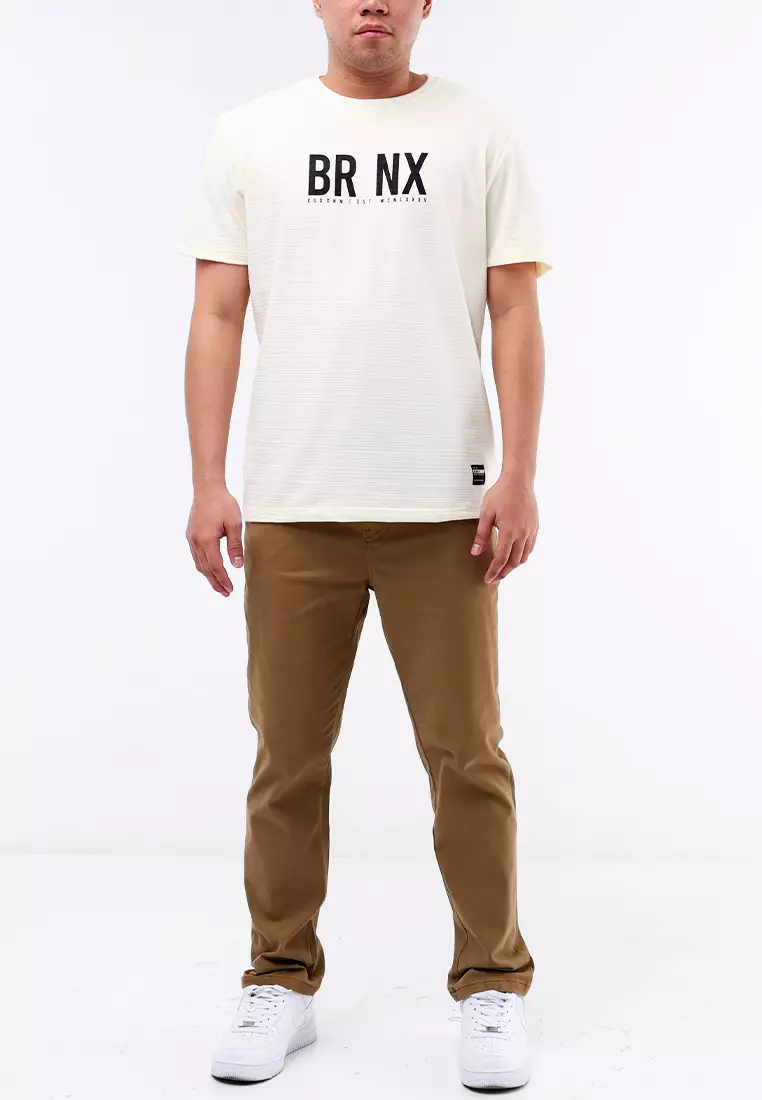 Roundneck Streaky Short Sleeve T-Shirt