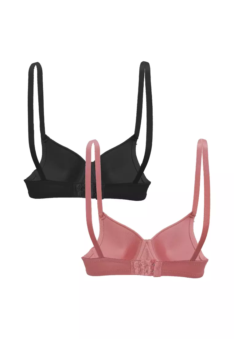 Perfect Pair 2-in-1 Non Wire Full Cup Bra with Adjustable Straps Underwear for Women