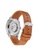 Aries Gold 褐色 Aries Gold Vanguard G 9025 SRG-SRG Silver and Brown Leather Watch 14B23AC2D4B606GS_3