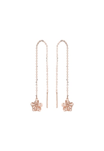 GOLDHEART GOLDHEART Bedazzling Star Drop Earrings I Rose Gold (Q7R---0MN-013-DS) 4380CAC0ED67BEGS_1
