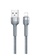 REMAX REMAX RC-124i Jany Series Aluminum Alloy Lightning Braided 2.4A Data Cable - SILVER 08D8EESE958683GS_1