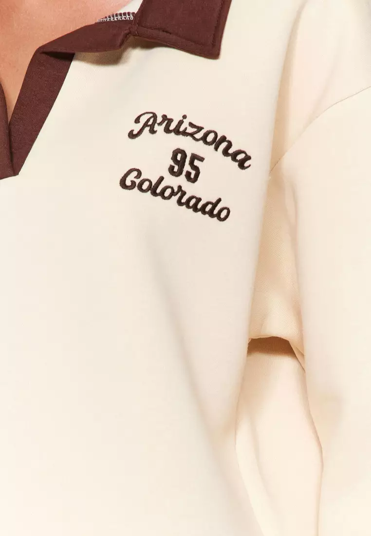 Collared Sweatshirt