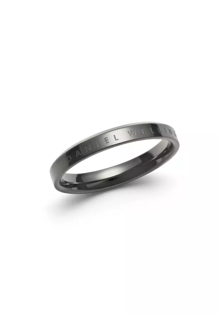 Classic Ring Anthracite Grey - Unisex Ring - Couple Rings - Stainless steel Ring for Women and Men - DW Official