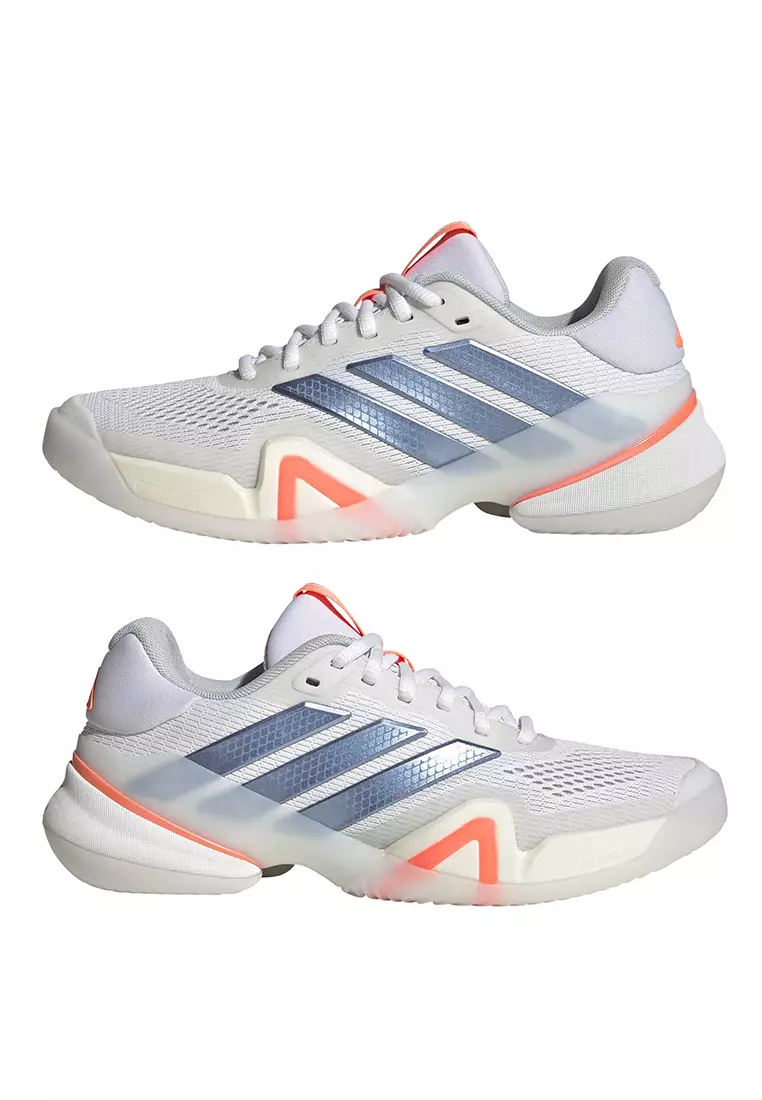 adidas gazelle silver green womens adidas BARRICADE Tennis Shoes | FTWR White | Men's