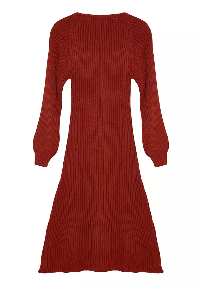 Bubbleroom KNITTED VISCOSE DRESS - Abito In Maglia - Black/nero