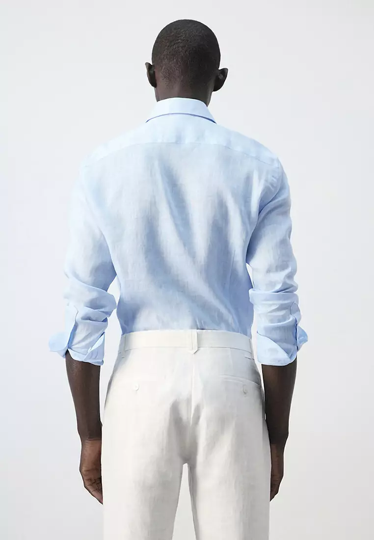 100% Linen Slim-Fit Shirt