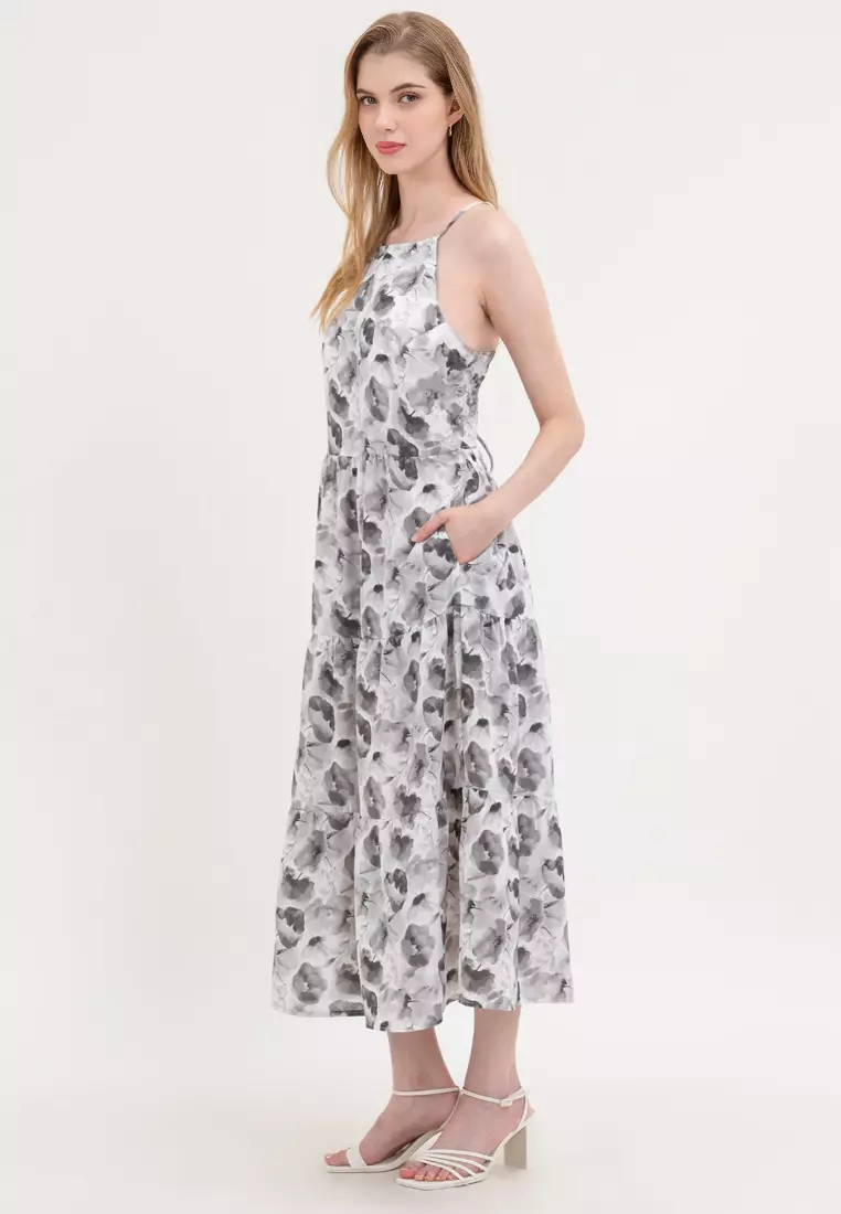 Lulu Halter Tiered dress