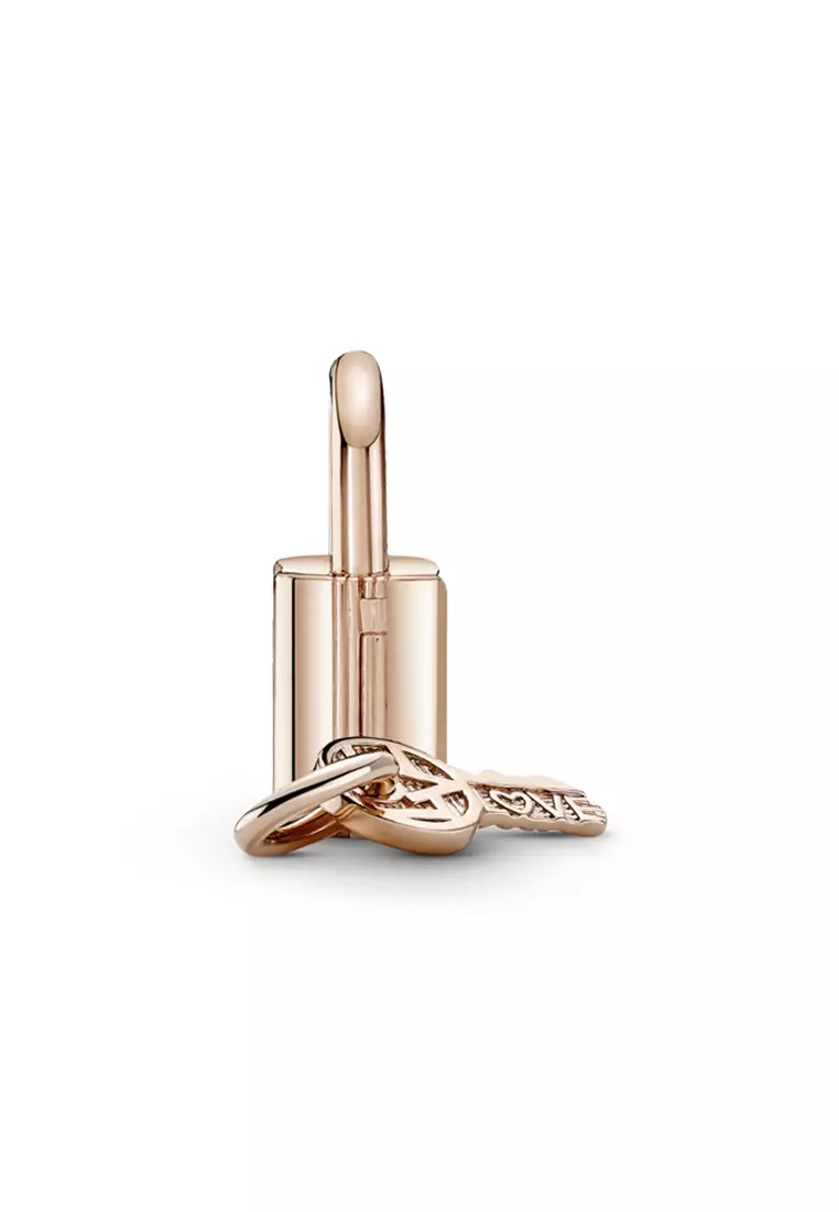 Buy PANDORA Pandora 14K Rose Gold-Plated Padlock Key Dangle