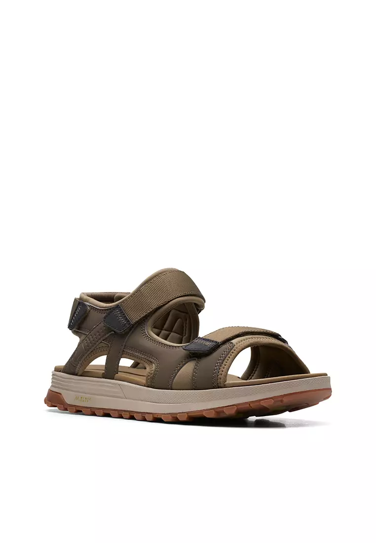 Discount on Clarks  shoes - SKU: Atl Trek Sun Sandals Olive Combi