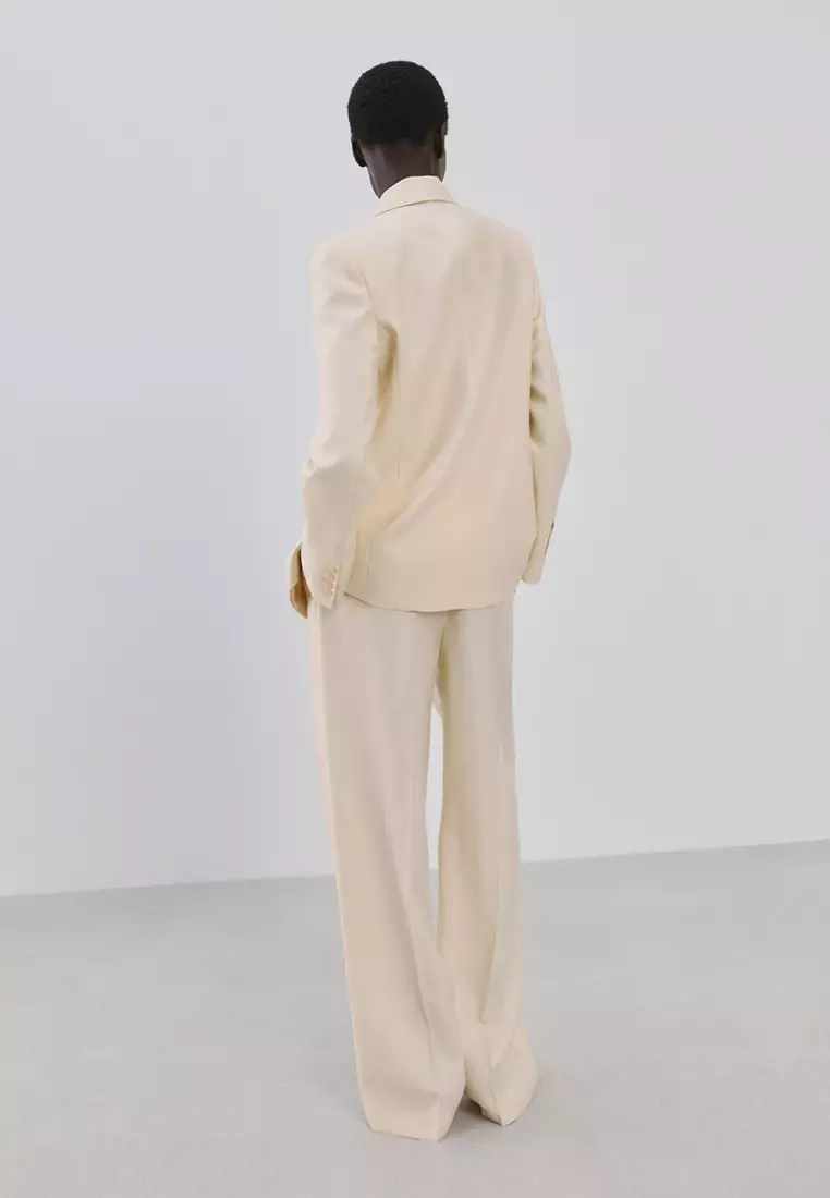 低腰萊賽爾長褲