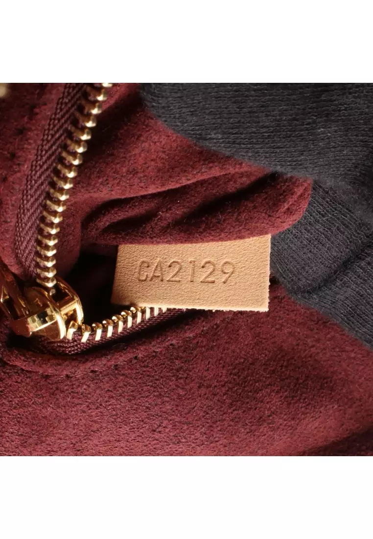 Pre-Loved Louis Vuitton Soufflot MM monogram Handbag PVC leather Brown