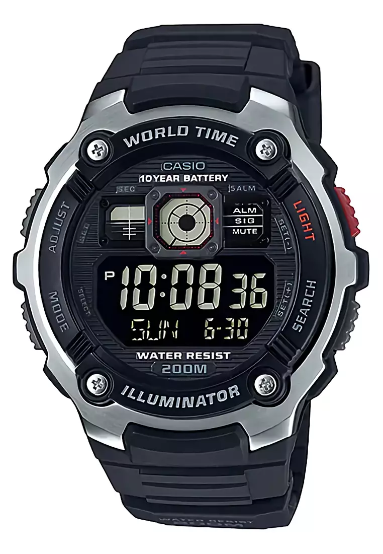 Harga jam casio world time illuminator discount
