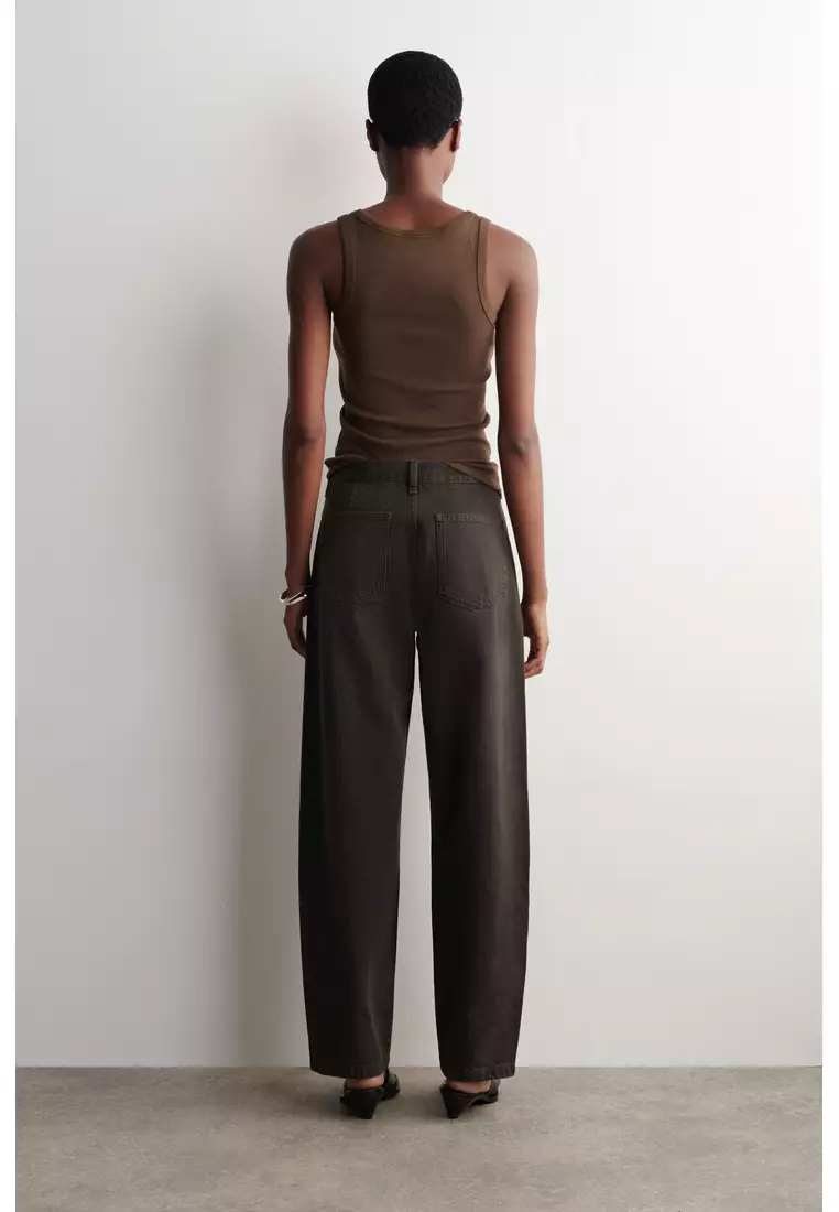 PATCH-POCKET STRAIGHT-LEG JEANS