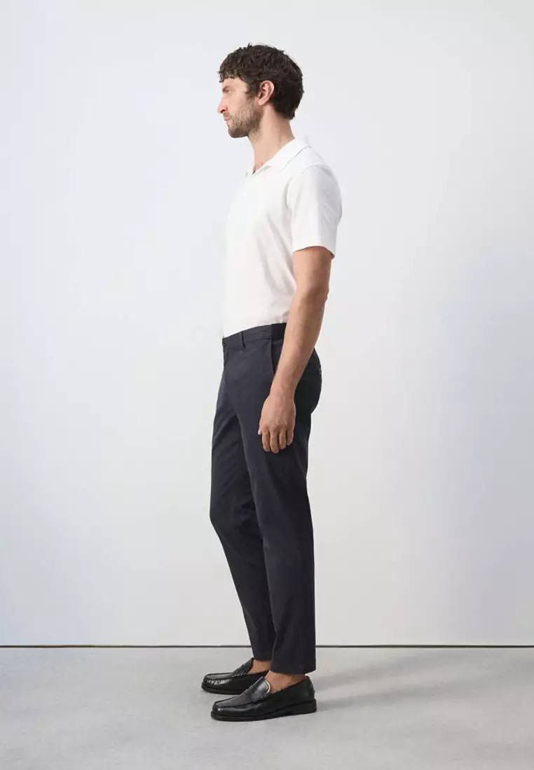 Prato Cropped Tapered Chino Trousers