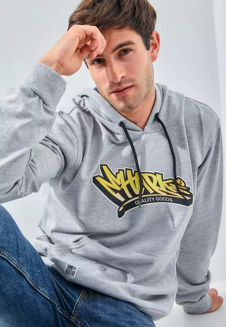 Sharks - Typo Series Sweater - Grey [SGE2R0211]