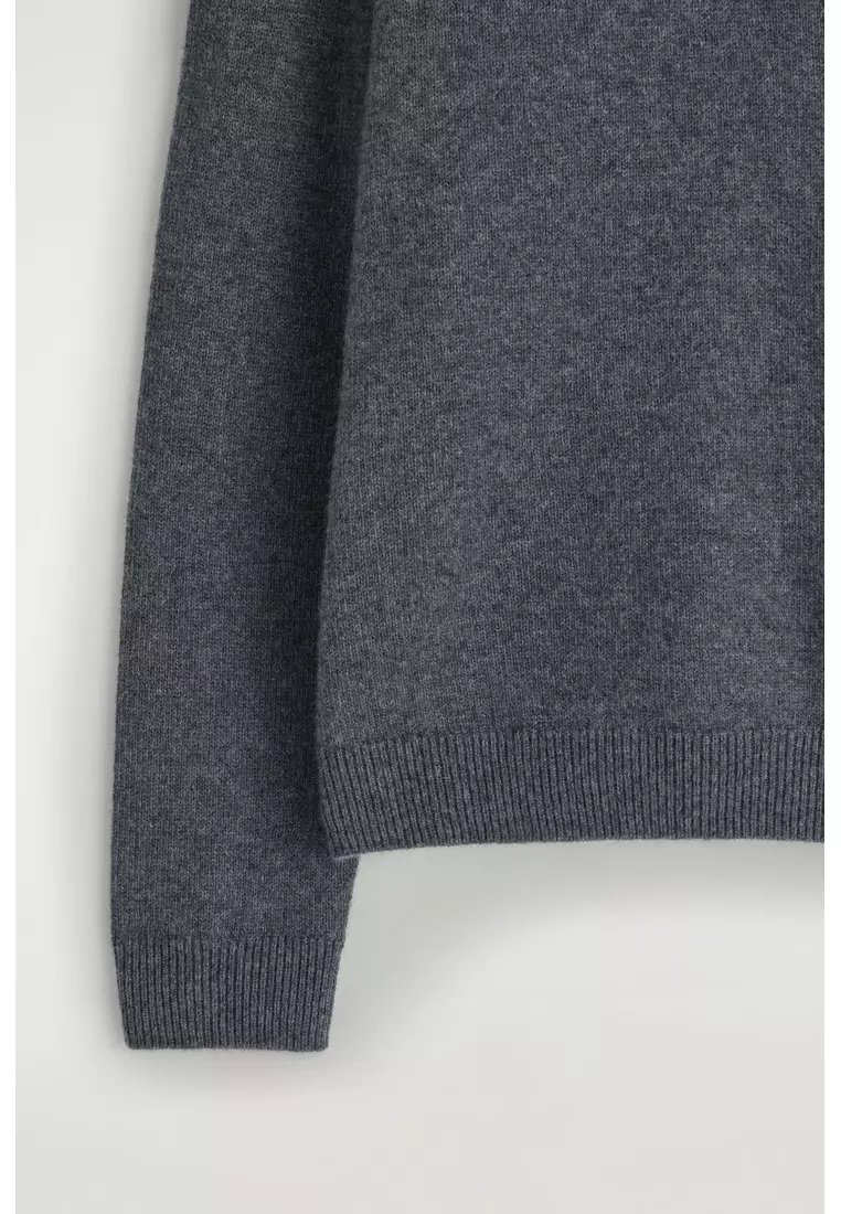 CASHMERE CREW-NECK JUMPER